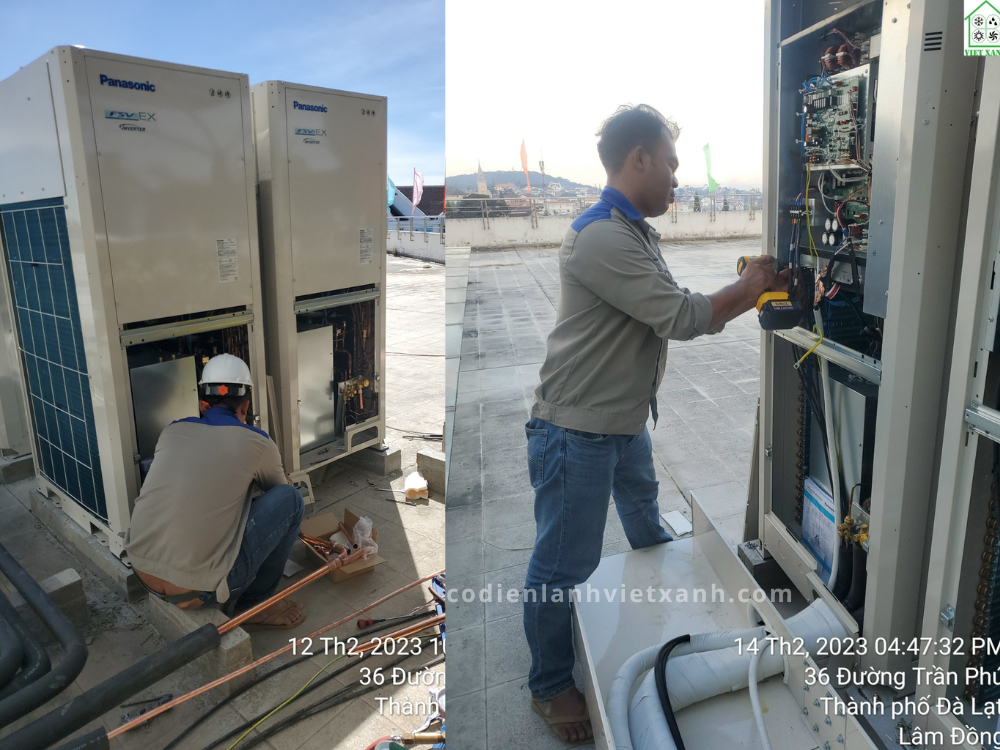 Thi-cong-lap-dat-he-thong-DHKK-trung-tam- VRV-Daikin