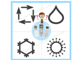 Ý nghĩa các ký hiệu/biểu tượng "bí ẩn" trên điều khiển máy lạnh