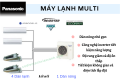 Máy lạnh Multi Panasonic inverter gas R-410